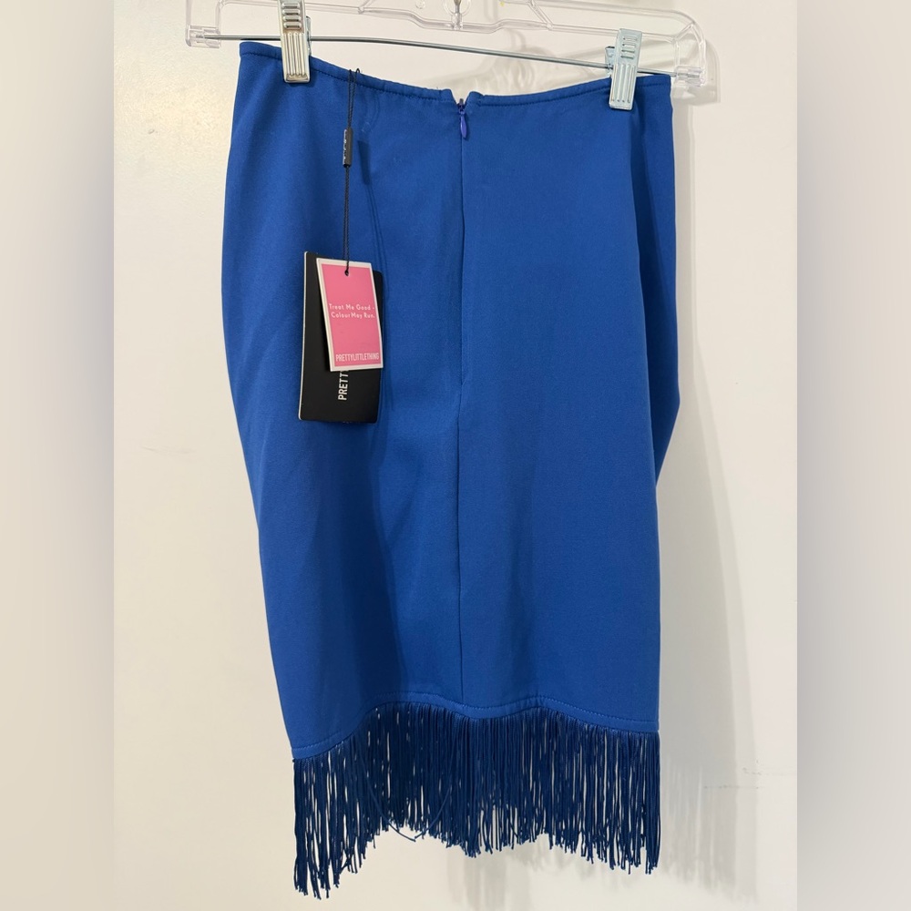 NWT Pretty Little Thing Fringe Pencil Skirt - Women - Picture 3 of 3